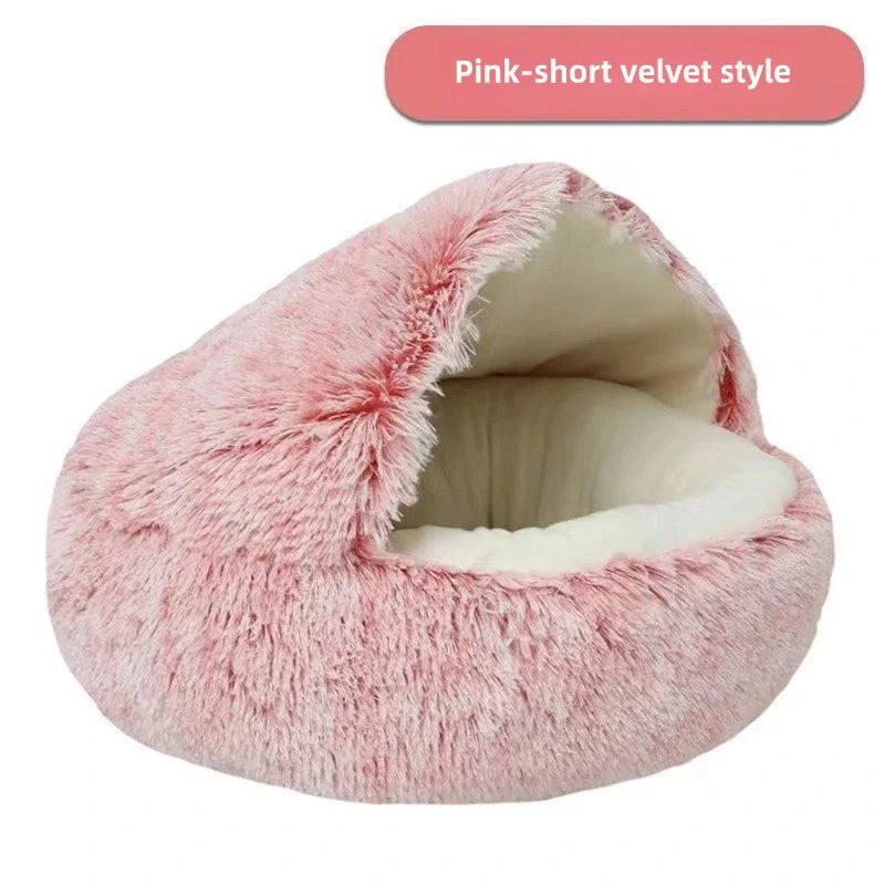 Autumn & Winter Soft Plush Pet Bed